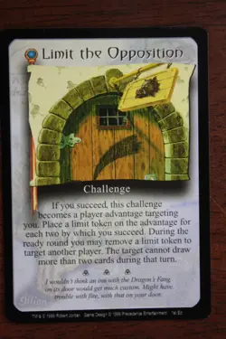 The Wheel of Time CCG-"Limit the Opposition" - Image 1
