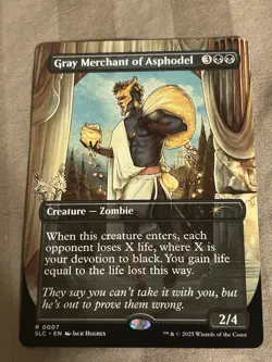 Gray Merchant of Asphodel |NM| Encyclopedia Secret Lair Magic MTG - Image 1