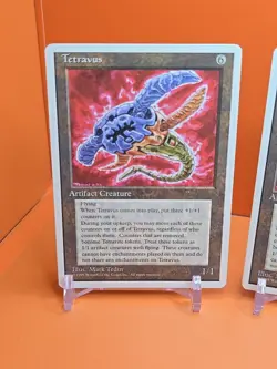 🟤🟤🟤 (4) 1995 Magic The Gathering TETRAVUS 4TH EDITION PLAYED 🟤🟤🟤 - Image 2