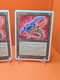 🟤🟤🟤 (4) 1995 Magic The Gathering TETRAVUS 4TH EDITION PLAYED 🟤🟤🟤 - Image 5