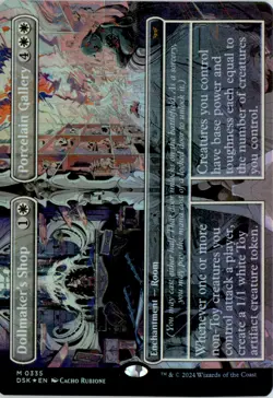 Dollmaker's Shop // Porcelain Gallery (Borderless) Duskmourn: DSK Foil NM - Image 1