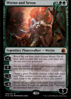 Wrenn and Seven Innistrad: Midnight Hunt MID Normal NM - Image 1