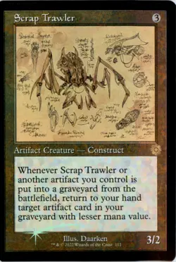 Scrap Trawler (Schematic) The Brothers' War: Retro Frame Artifacts BRR Foil NM - Image 1