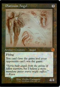 Platinum Angel (Schematic) The Brothers' War: Retro Frame Artifacts BRR Foil NM - Image 1