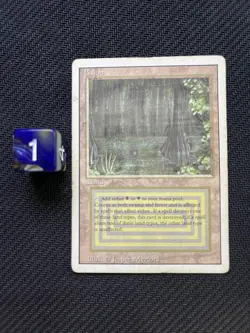 Bayou - Revised Edition - Dual Land - Vintage MTG - MP - 1994 - Image 1
