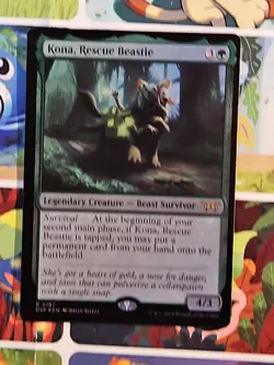 Kona, Rescue Beastie (0187) Duskmourn: House of Horror Foil - Image 2