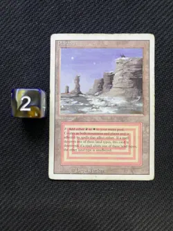 Plateau - Revised Edition - Dual Land - Vintage MTG - MP - 1994 - Image 1