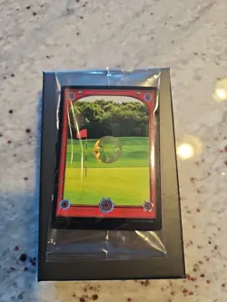 1x MTG Plains (Golf) Battlefield Forge Sticker Card, Secret Lair MSCHF SLD - Image 1