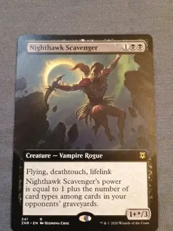 Nighthawk Scavenger (Extended) [Zendikar Rising Extended Art] Magic MTG - Image 1