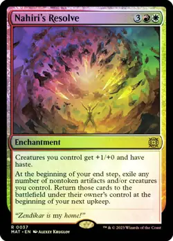 Nahiri's Resolve Foil : MTG - MOM The Aftermath - Image 1