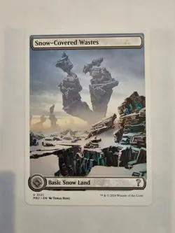 Snow-Covered Wastes (White Border) Mystery Booster 2 Regular - Image 1
