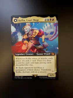 MTG Final Fantasy English Kefka, Court Mage Extended Art 0496 Non-Foil - Image 1