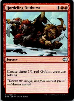 Magic the Gathering Hordeling Outburst Duel Decks: Merfolk vs. Goblins MTG - Image 1