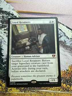 Loyal Retainers 039 Commander Masters Mythic NM MTG - Image 2