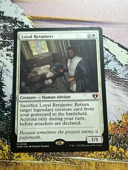 Loyal Retainers 039 Commander Masters Mythic NM MTG - Image 3