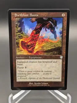 Swiftfoot Boots (Retro Frame) Commander: the Brothers' War Regular - Image 1
