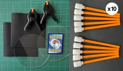TCG Dent Repair Tool Kit for Kurts Card Care + Foam Cleaning Applicators (x10) A - Image 1
