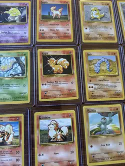 Pokemon TCG Base Set 21 Cards Total All Near Mint Or Lightly Played. - Image 3