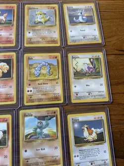 Pokemon TCG Base Set 21 Cards Total All Near Mint Or Lightly Played. - Image 4