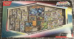 Pokemon Prismatic Evolutions Lucario & Tyranitar Ex Premium Collection Box NEW - Image 1