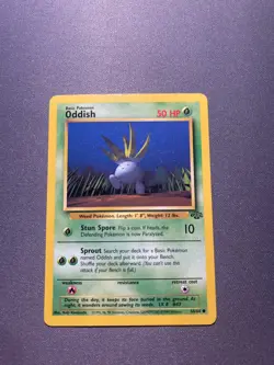 Pokemon TCG Oddish Jungle Unlimited 58/64 Regular 1999-2000 Wizards Base Set - Image 3