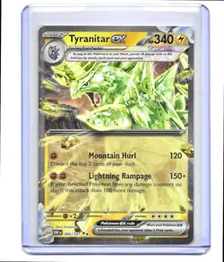 Pokemon TCG Tyranitar ex SV03: Obsidian Flames 066/197 Holo Double Rare NM - Image 1
