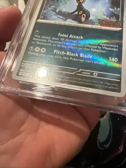CGC 10 Umbreon Europe Stamp Promo 130/197 Holo Obsidian Flames Pokemon TCG - Image 3
