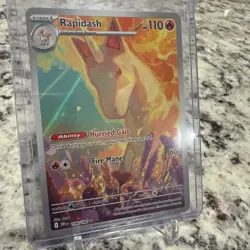 🔥 2025 Pokemon SV Destined Rivals Rapidash 189/182 Holo Illustration Rare - Image 2