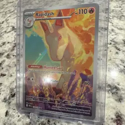 🔥 2025 Pokemon SV Destined Rivals Rapidash 189/182 Holo Illustration Rare - Image 3