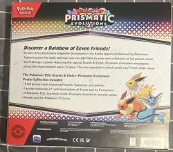 2025 Pokemon TCG Prismatic Evolutions Poster Collection Box New & Sealed - Image 2