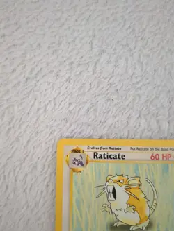 Pokemon TCG Raticate Base Set 40/102 Regular LP. - Image 2