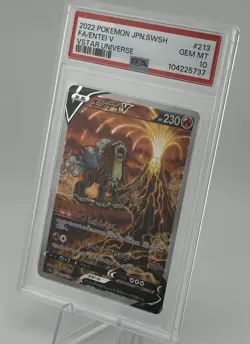 2022 POKEMON JPN SWORD & SHIELD VSTAR UNIVERSE #213 FULL ART/ENTEI V PSA 10 - Image 4