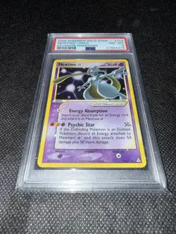 Mewtwo Gold Star Pokemon 2006 EX Holon Phantoms English 103/110 PSA 8 - Image 4