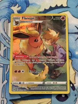 Pokemon Brilliant Stars Flareon TG01/TG30 NM 0037 - Image 1