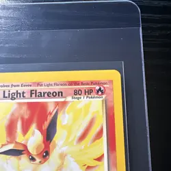 Light Flareon 1st Edition Neo Destiny 46/105 WOTC Vintage Pokemon - Image 4