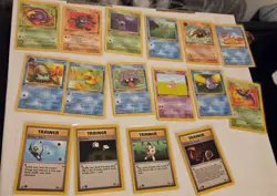 POKEMON Vintage Complete 1st Ed Jungle, Fossil, Team Rocket set of commons! + 6 - Image 3