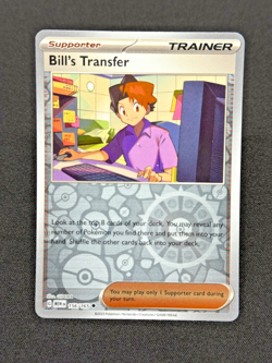 Bill's Transfer 156/165 Reverse Holo - S&V: 151 Pokemon TCG - NM - Image 1