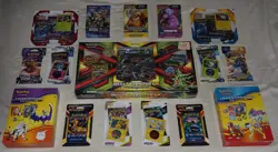Pokemon MEGA Tyranitar EX Box w/ ALL 3 Hanger Boxes + Team Up Unbroken Bonds and - Image 1