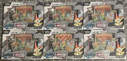Pokemon Black Bolt White Flare VICTINI ILLUSTRATION COLLECTION (LOT OF 6 SEALED) - Image 1