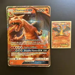 Charizard GX SM195 Jumbo - Sun & Moon Black Star Promo Pokemon TCG - Image 3
