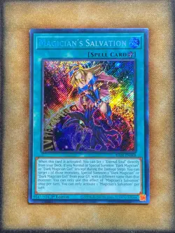 Yugioh Magician's Salvation RA01-EN068 Secret Rare 1st Ed NM - Image 1