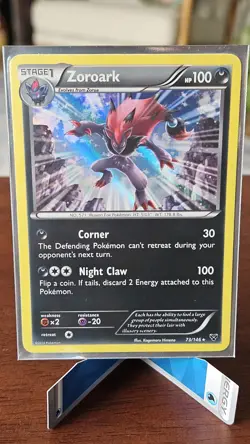 Zoroark 73/146 Holo XY Base Set Pokemon TCG Card - Image 1