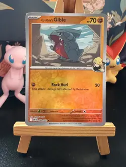 Pokemon Card - Cynthia’s Gible 102/182 (Reverse Holo) - Destined Rivals - Image 1