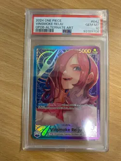 Vinsmoke Reiju (OP06-042 L) PSA 10 - One Piece Card Game ENGLISH 93189708 - Image 1