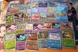 POKEMON CARD Black Bolt White Flair LOT OF 28 REVERSE HOLO POKEBALLS PACK FRESH - Image 1
