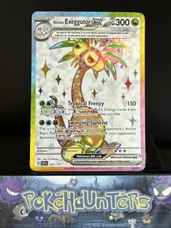 Pokemon Card Alolan Exeggutor ex 225/191 Surging SparksFull Art Near Mint - Image 1