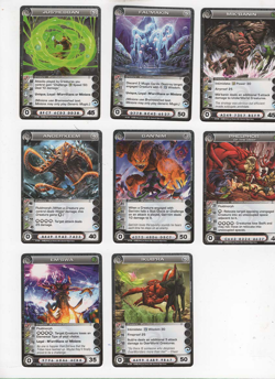 Chaotic lot #191. Lot of 8 M'arrillian creature cards - Image 1