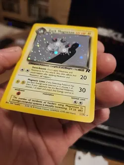 Pokemon Dark Magneton TCG Holo Rare Card 11/82 Unlimited - Image 5