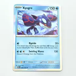 Kyogre Mega Evolutions 34/132 Rare Pokemon TCG Card Holo NM - Image 1