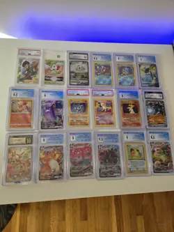 Pokemon Graded Card Lot Of 18 - PSA CGC TAG - Image 1